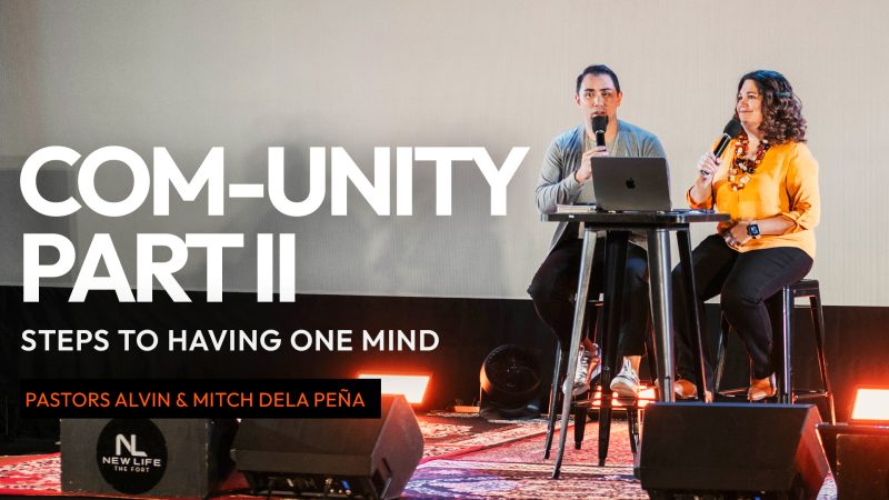 Com-Unity 2: Steps To Having One Mind