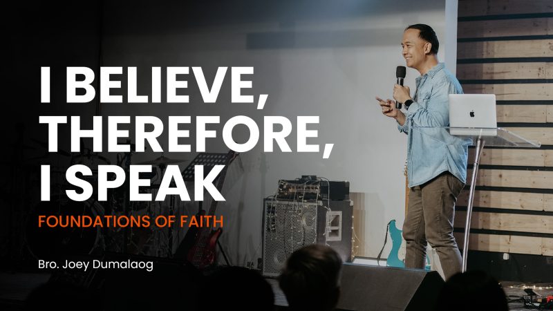 I Believe Therefore I Speak Image